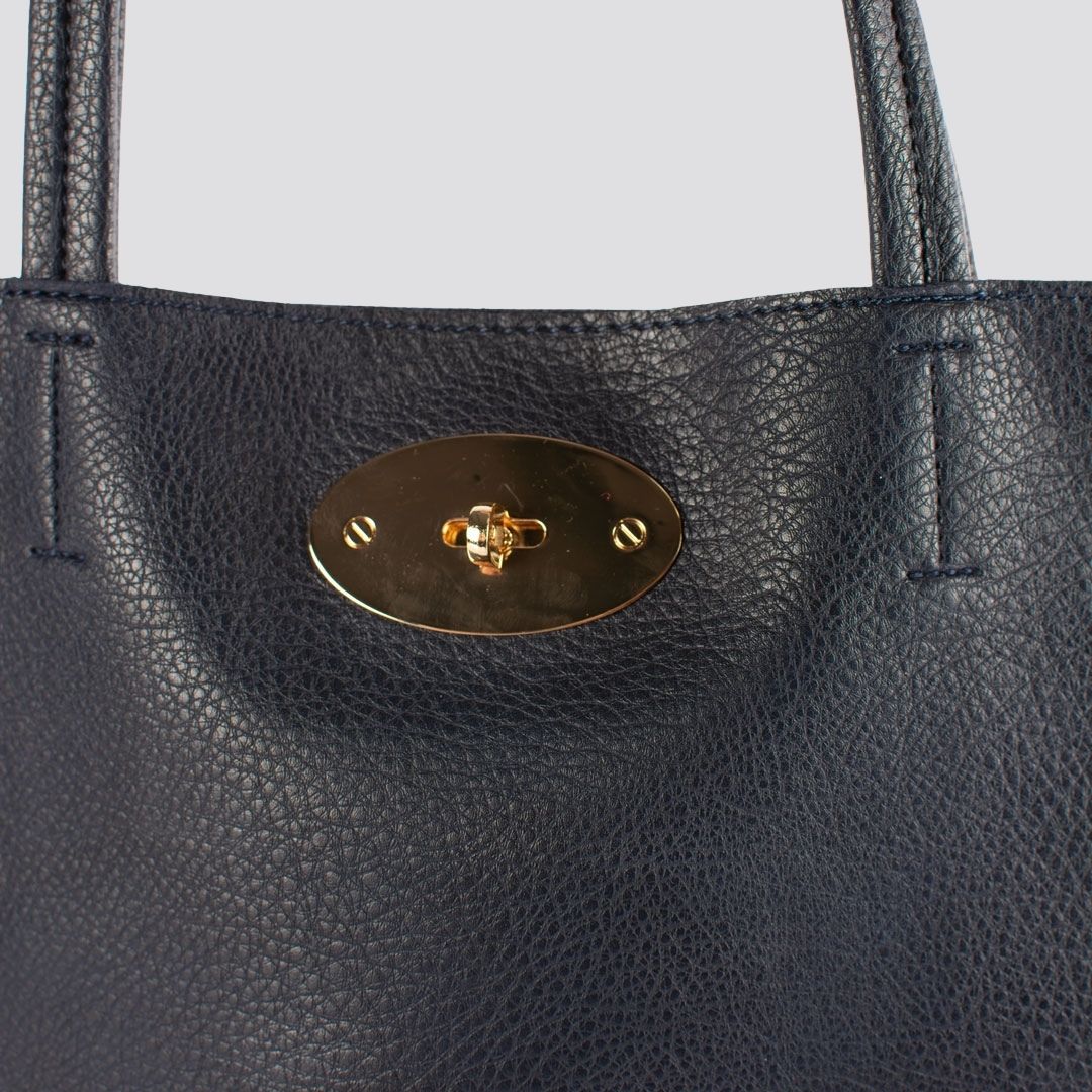 Bella Classic Tote Bag | Navy
