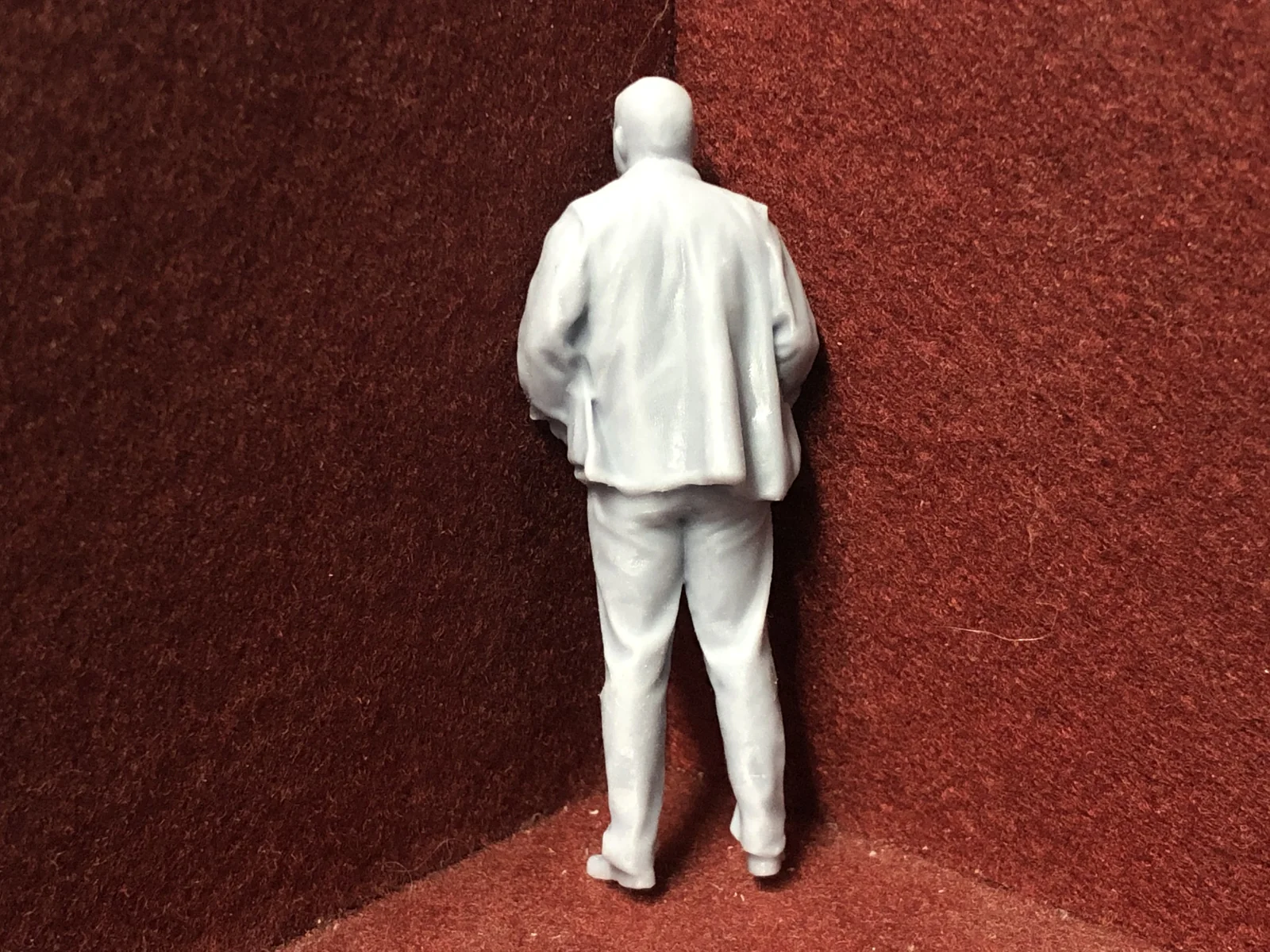 G-Scale figure - 3D scan of a real person in jacket - MD010 (also GN15)