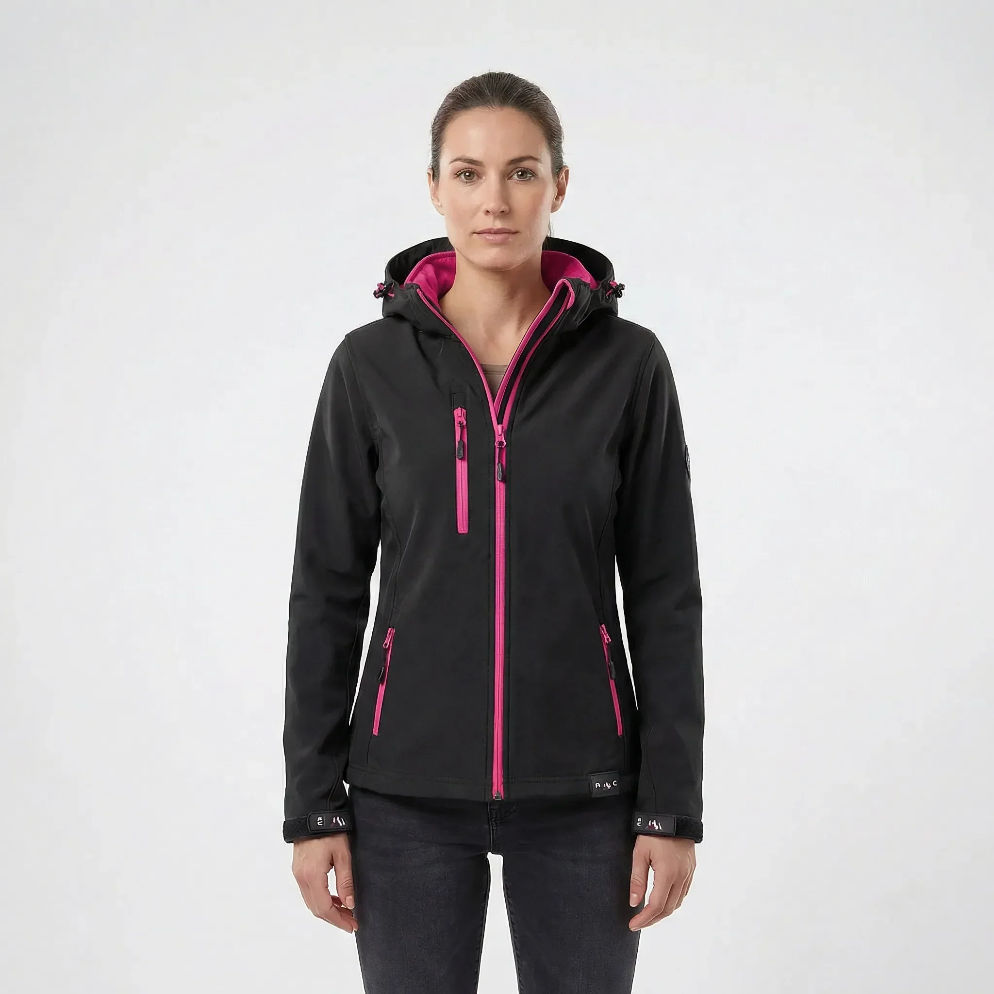 Damen Softshelljacke Mit Kapuze