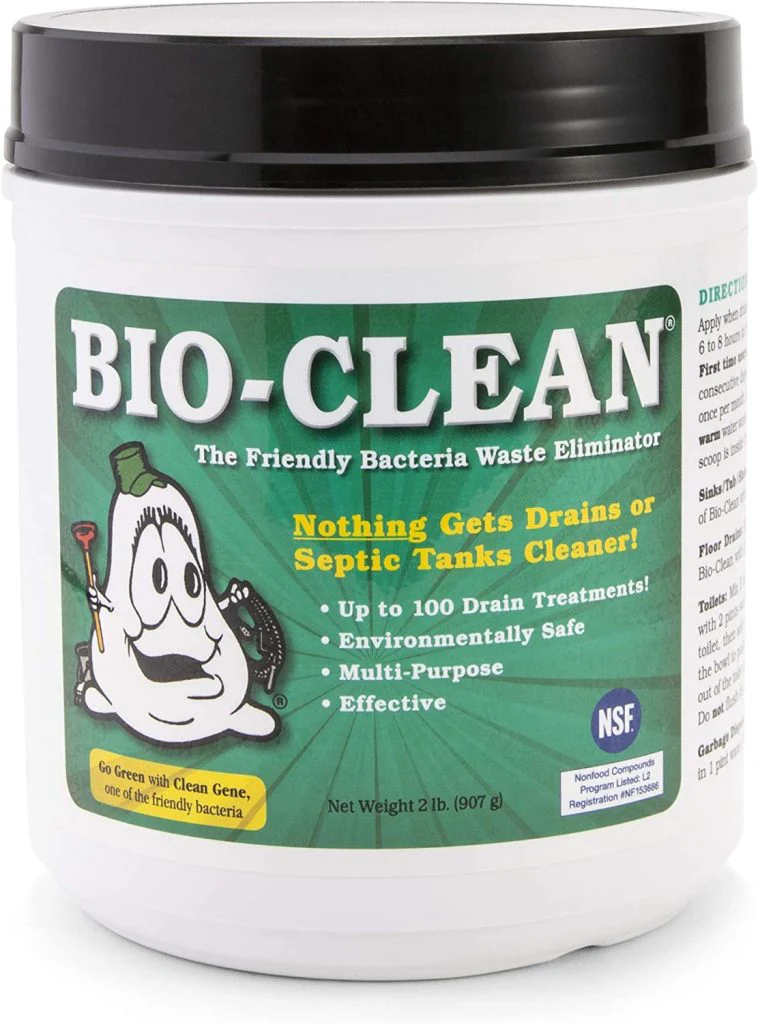 Bio-Clean natural drain cleaner, suitable for septic tanks and grease traps, environmentally friendly
