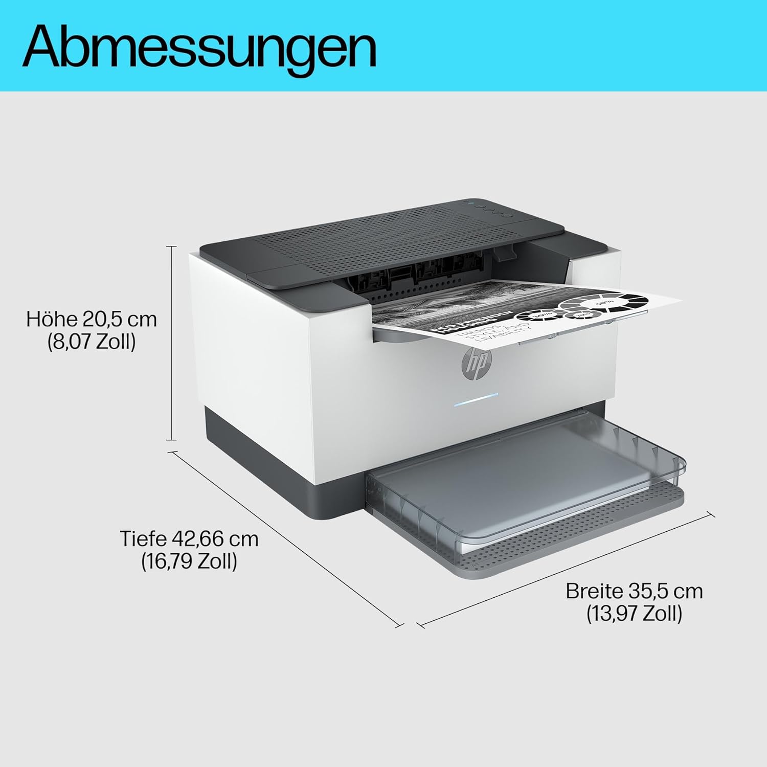 HP LaserJet MFP M235sdw Multifunktions-Laserdrucker Schwarzweiß, Drucken, Kopieren, Scannen, Automat.beidseitiger Druck, Dual-Band Wi-Fi, USB, LAN, HP Smart App, Intelligente Benutzeroberfläche
