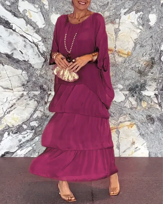 Maxikleid f��r Damen mit lockerer Passform und elegantem Alltagslook