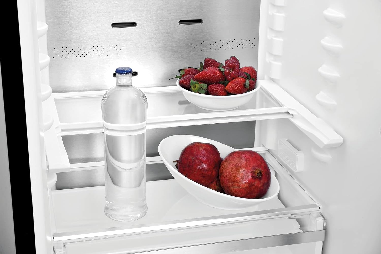 Bauknecht KGDNF 20C GDSX Kühl-Gefrier-Kombination/ C/201cm Höhe/158 kWh/Jahr/257L Kühlteil /98L Gefrierteil/leise 39dB /DualCool Total NoFrost/Fresh Zone+/Active Fresh Pro/Fresh Zone 0 Degree Schwarz