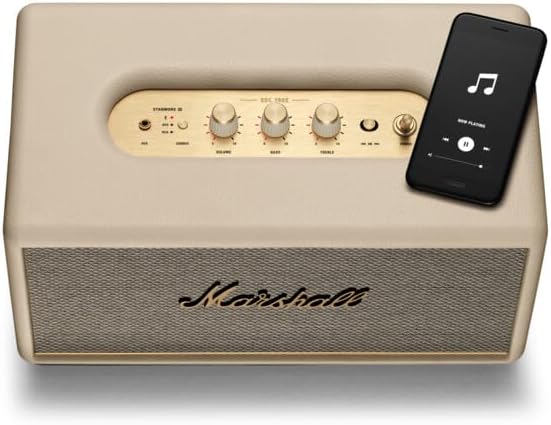 Marshall Stanmore III Bluetooth-Lautsprecher, Kabellos – Schwarz