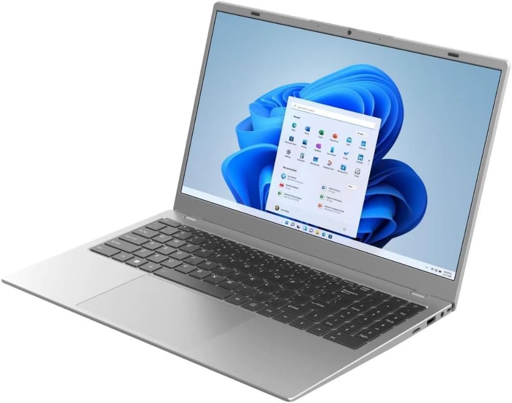 Laptop 15,6 Zoll Full-HD mit MS Office 2024 Pro - Celeron Quad N5095 4x2.90 GHz, 16GB DDR4, 512 GB SSD, UHD VGA, HDMI, Webcam, Bluetooth, USB 3, WLAN, Windows 11 Prof 64 Notebook - 8303