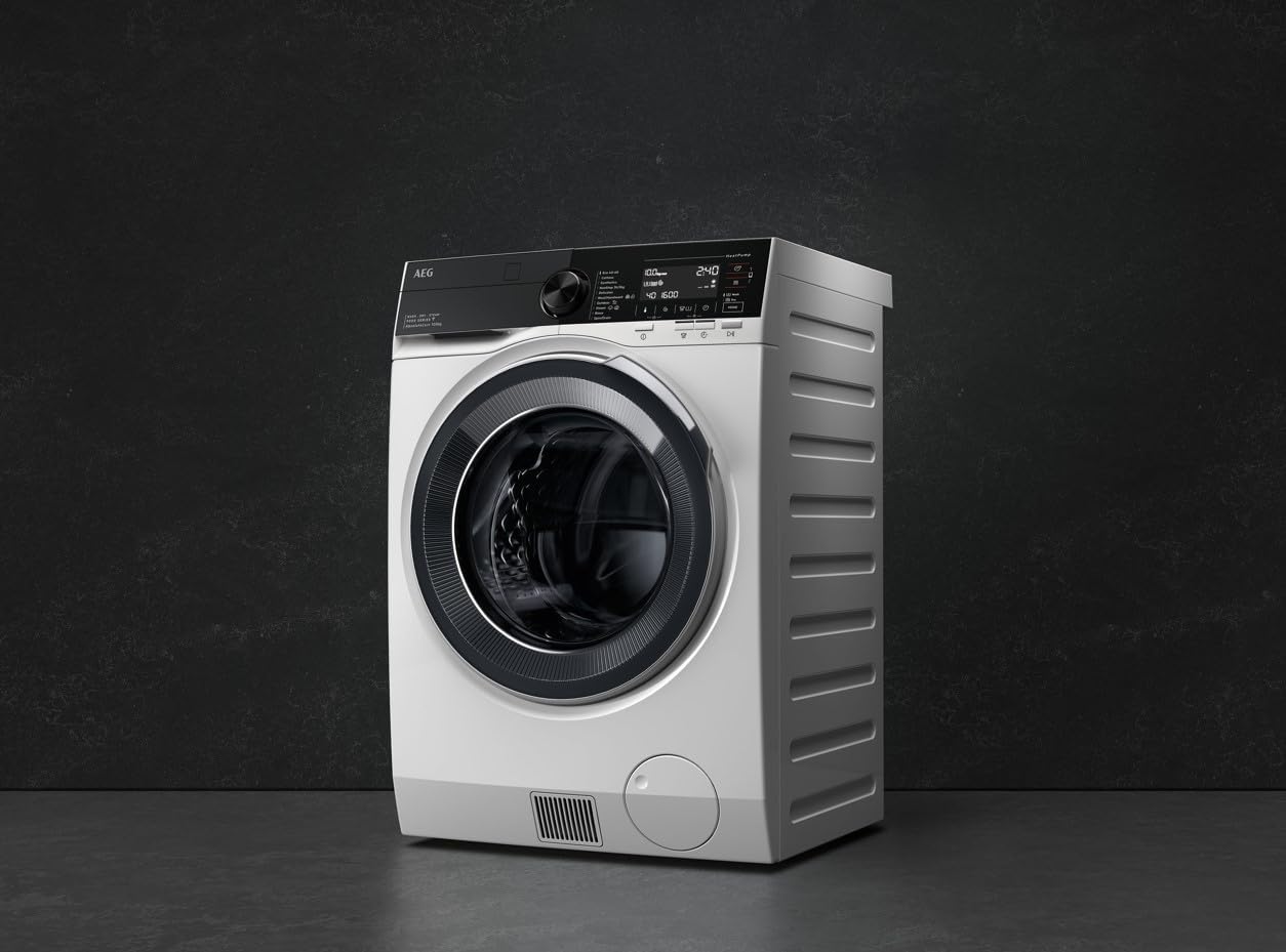 AEG L7WBA60680 Waschtrockner / DualSense - schonende Pflege / 8 kg Waschen / 5 kg Trocknen / D / energiesparend / Mengenautomatik / Nachlegefunktion / ProSteam - Auffrischfunktion / 1600 U/min Weiß