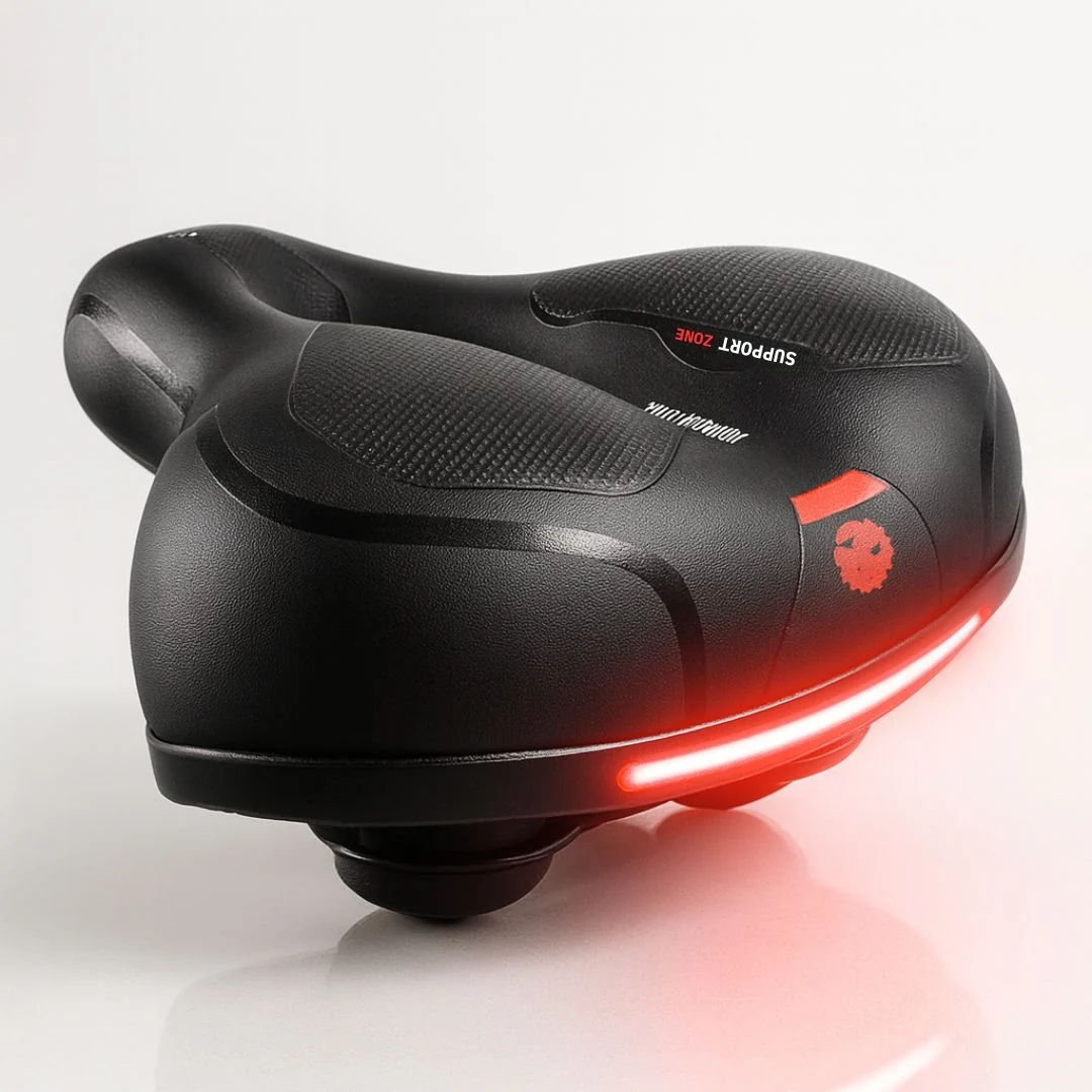 Bequemer Fahrradsattel mit Federung für Damen und Herren – ergonomischer Sattel für komfortables Radfahren