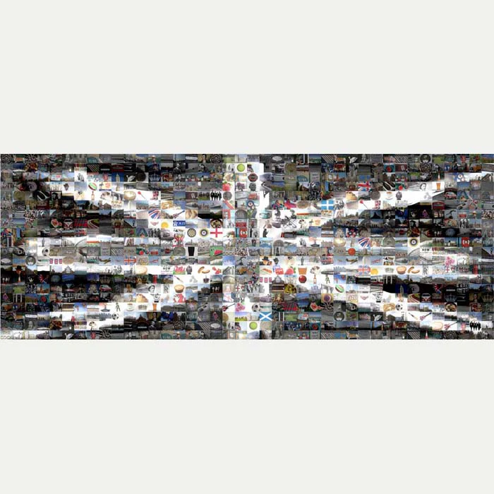 Union Jack Splat Monochrome rec