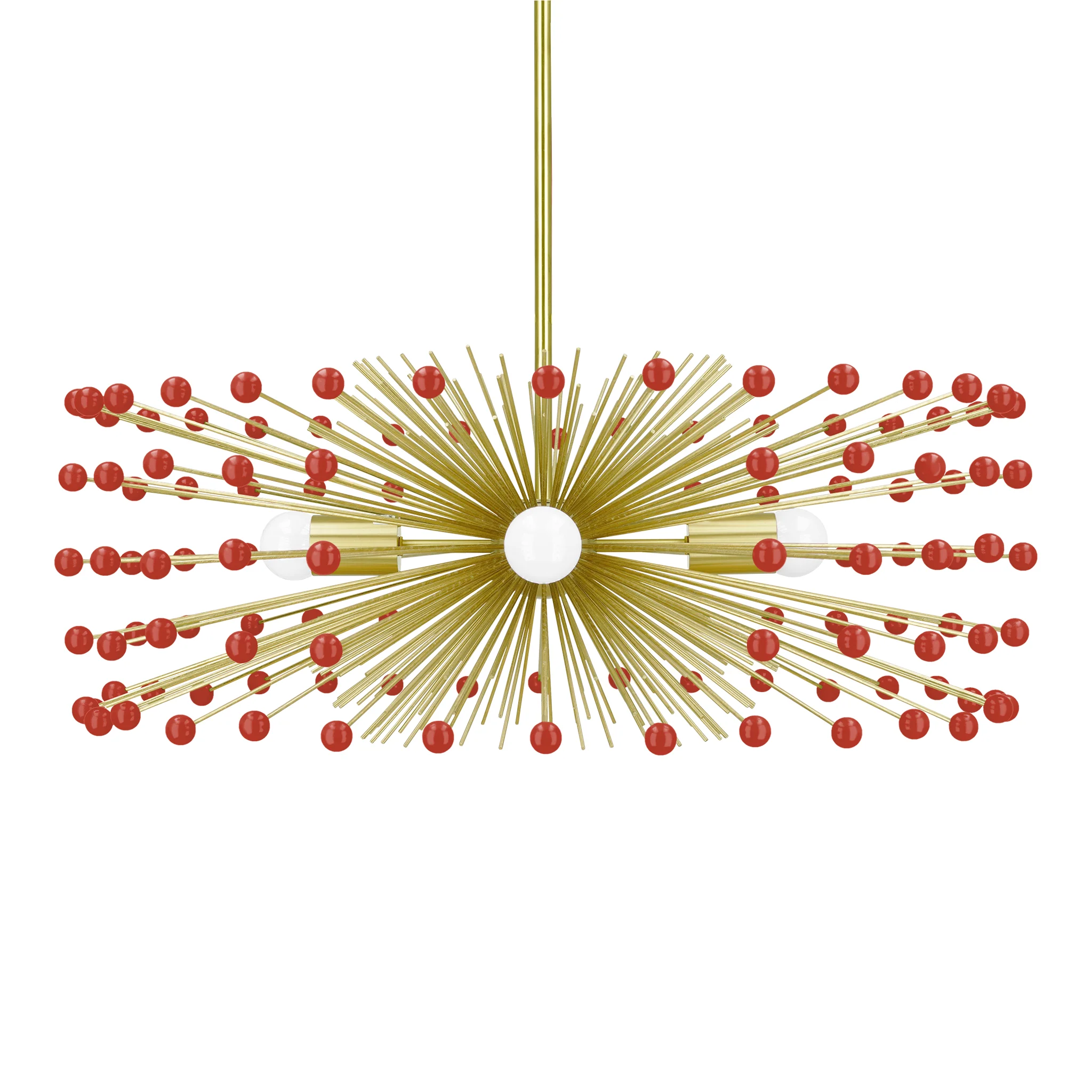 Color Beaded Urchin Chandelier 27