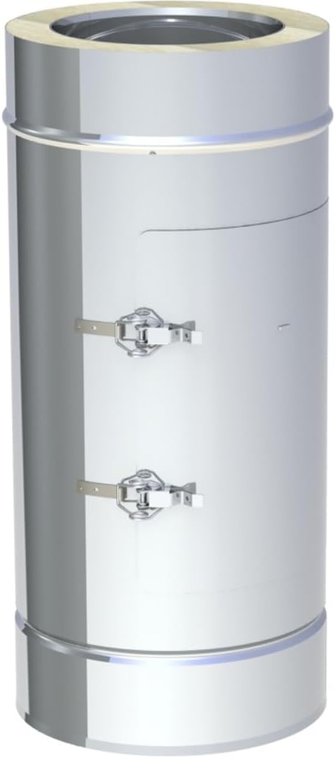 Jeremias DW-FU Revisionselement Design Plus 225mm Doppelwand Edelstahl für Außenbereich bis 600°C N1 Abgassystem