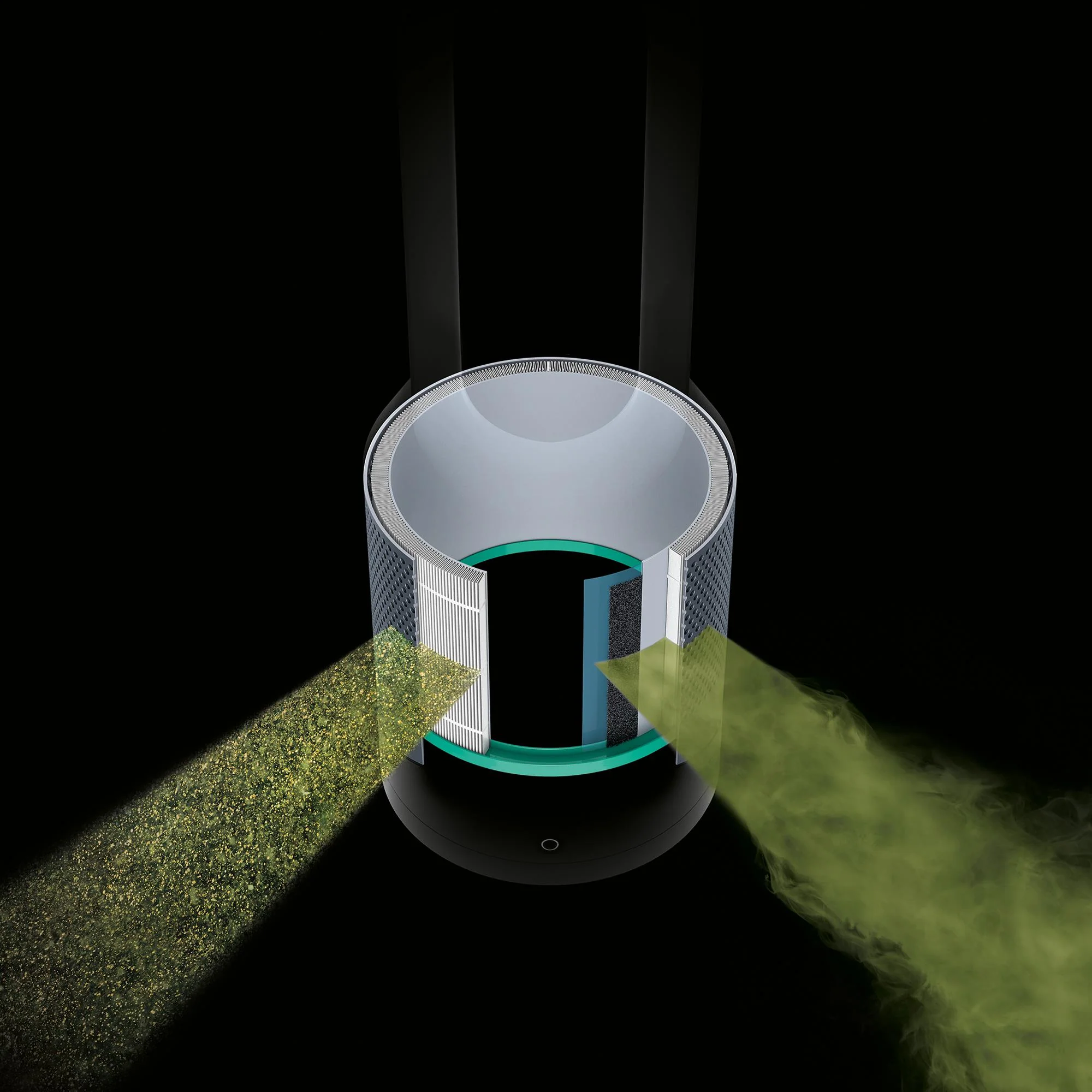 Dyson Pure Hot+Cool Ventilatore Purificatore Termoventilatore – Bianco/Argento