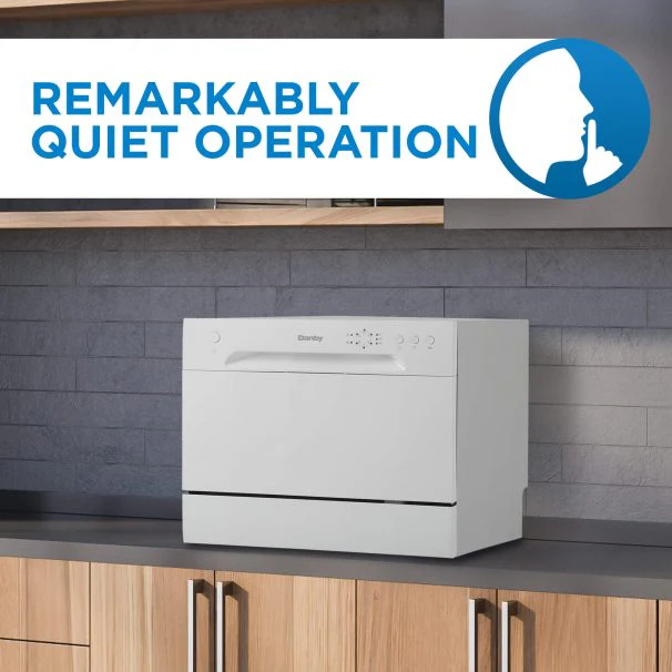 Danby 6 Place Setting stainless steel Countertop Dishwasher