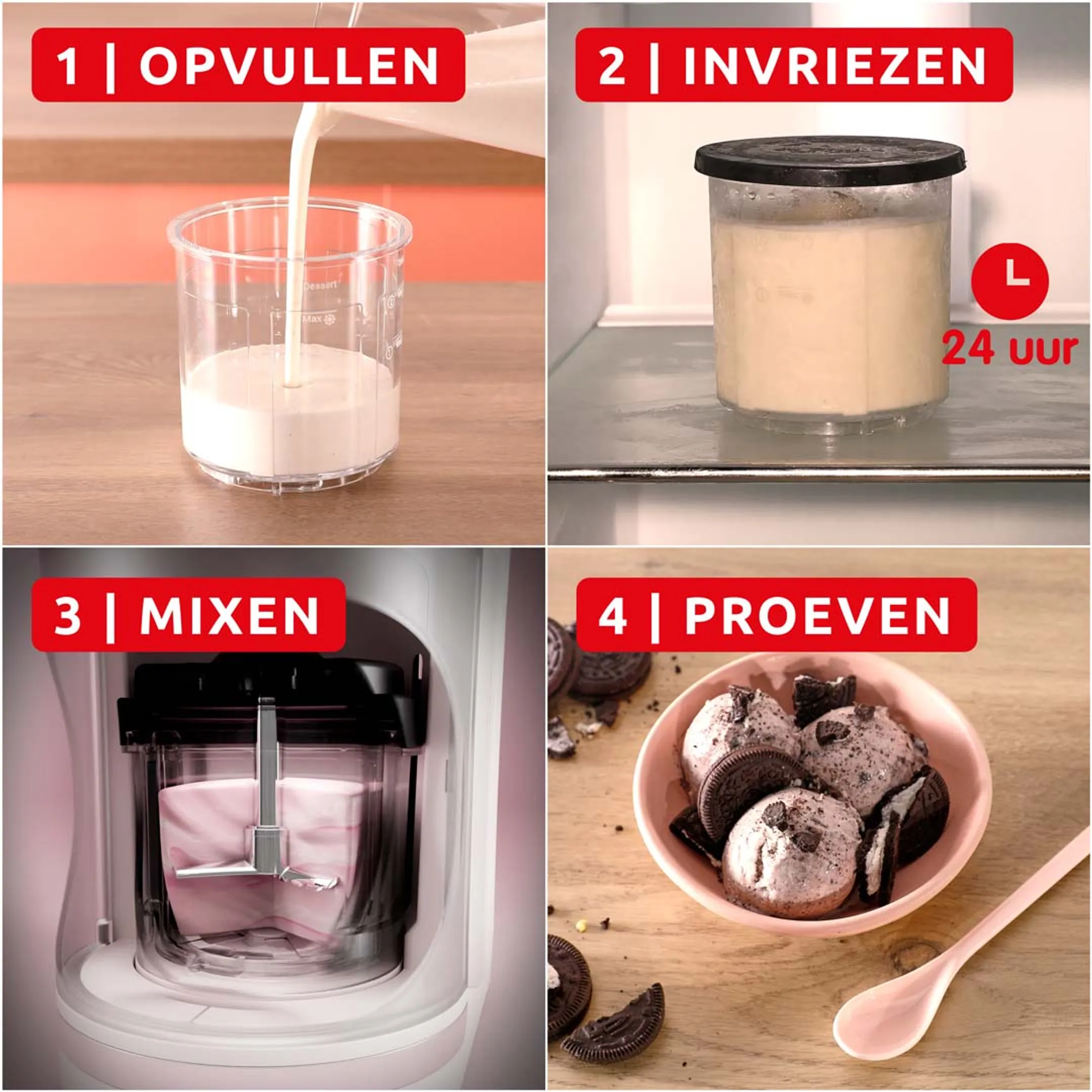 Moulinex Ijsmachine Dolci MJ602AF0