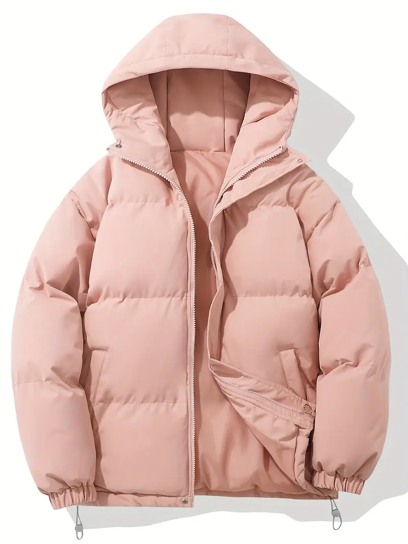 Warme Daunenjacke mit Kapuze f��r Herren | Wintermantel im klassischen Design