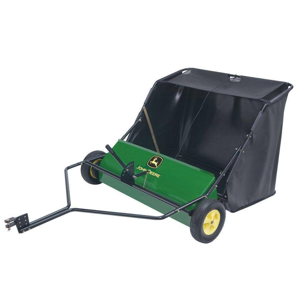 John Deere 42�测�� Tow-Behind Lawn Sweeper. 24 cu. ft. Capacity. Adjustable Brushes