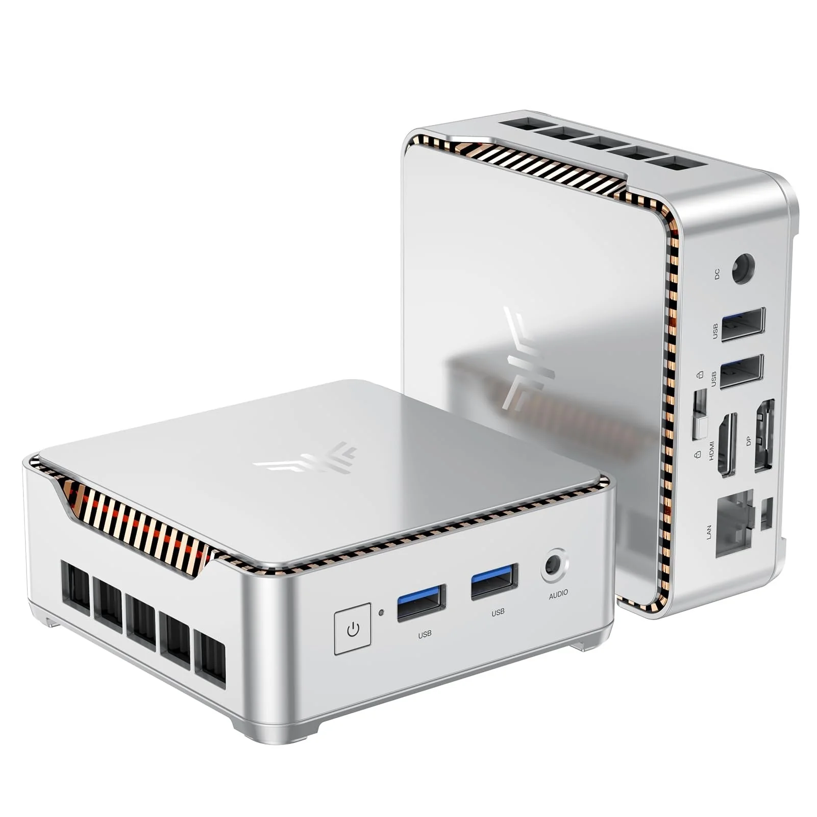 KAMRUI GK3Plus Mini PC, 16GB RAM, 512GB M.2 SSD Mini Computer