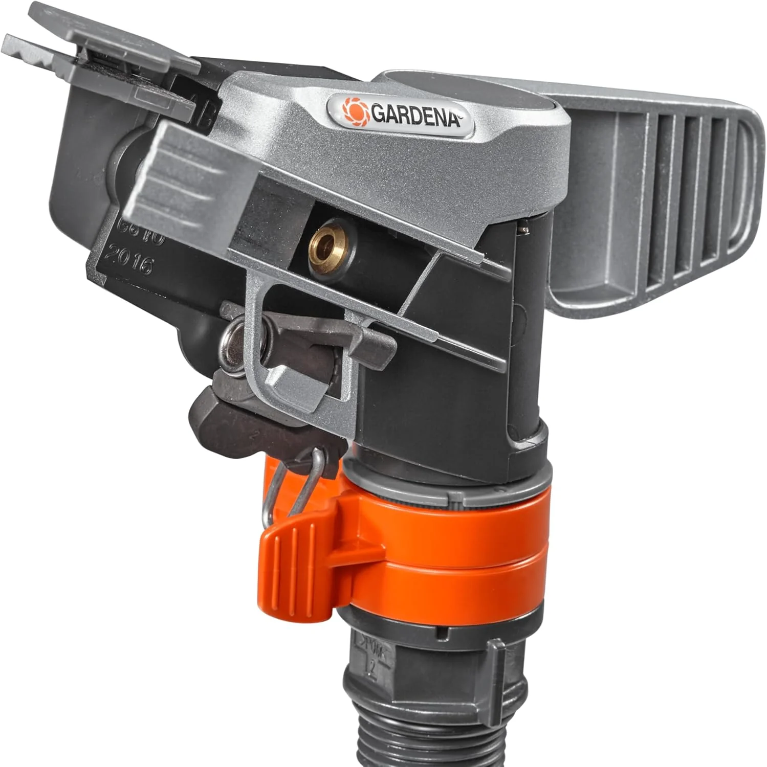 Gardena Comfort veelvlakssproeier AquaContour Automatic: vlakberegening voor de individuele besproeiing van bijna elke tuinomtrek, eenvoudig te programmeren, reikwijdte 2,5-10,5 m (8133-20)