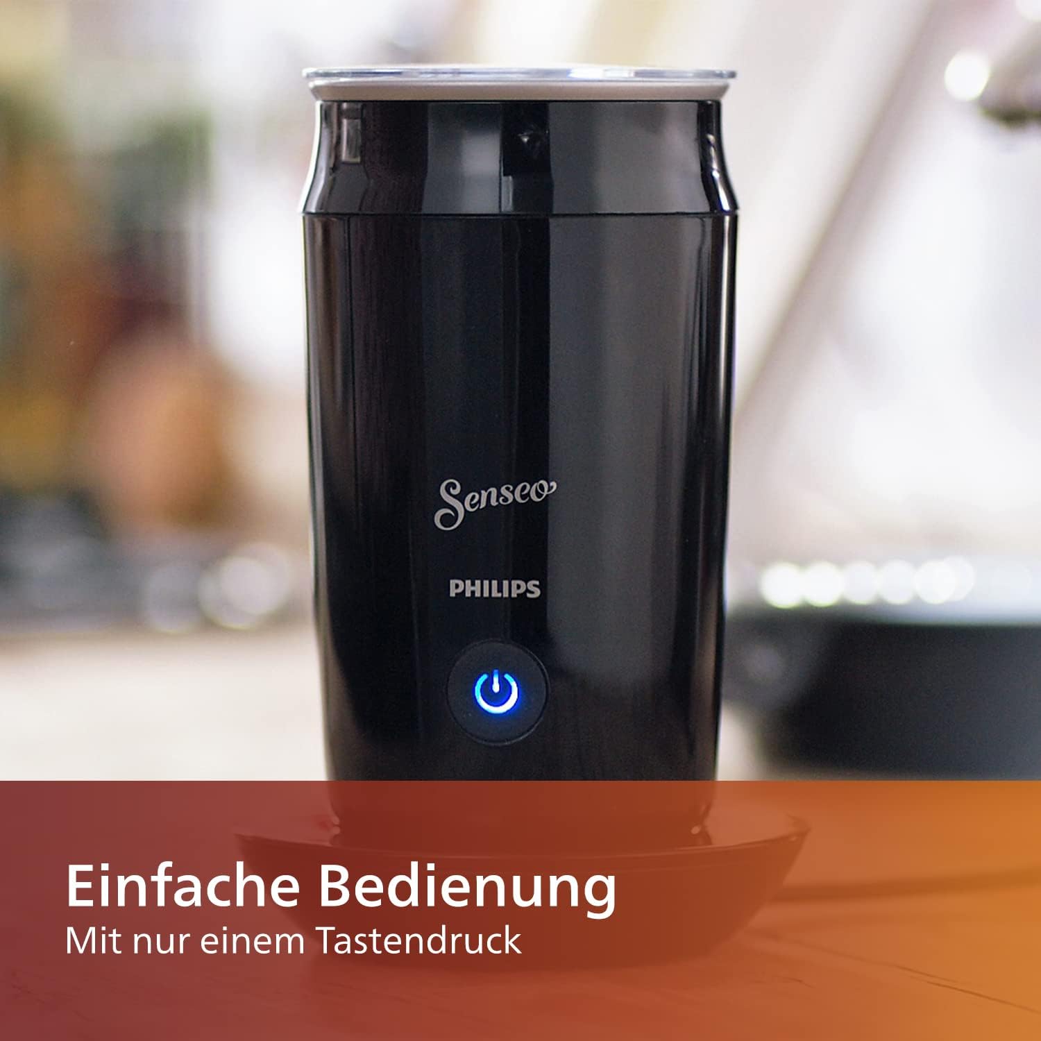 NESPRESSO Citiz EN267.WAE Kaffeekapselmaschine  und  SENSEO Milk Twister - Milchaufschäumer für heißes und kaltes Milchaufschäumen