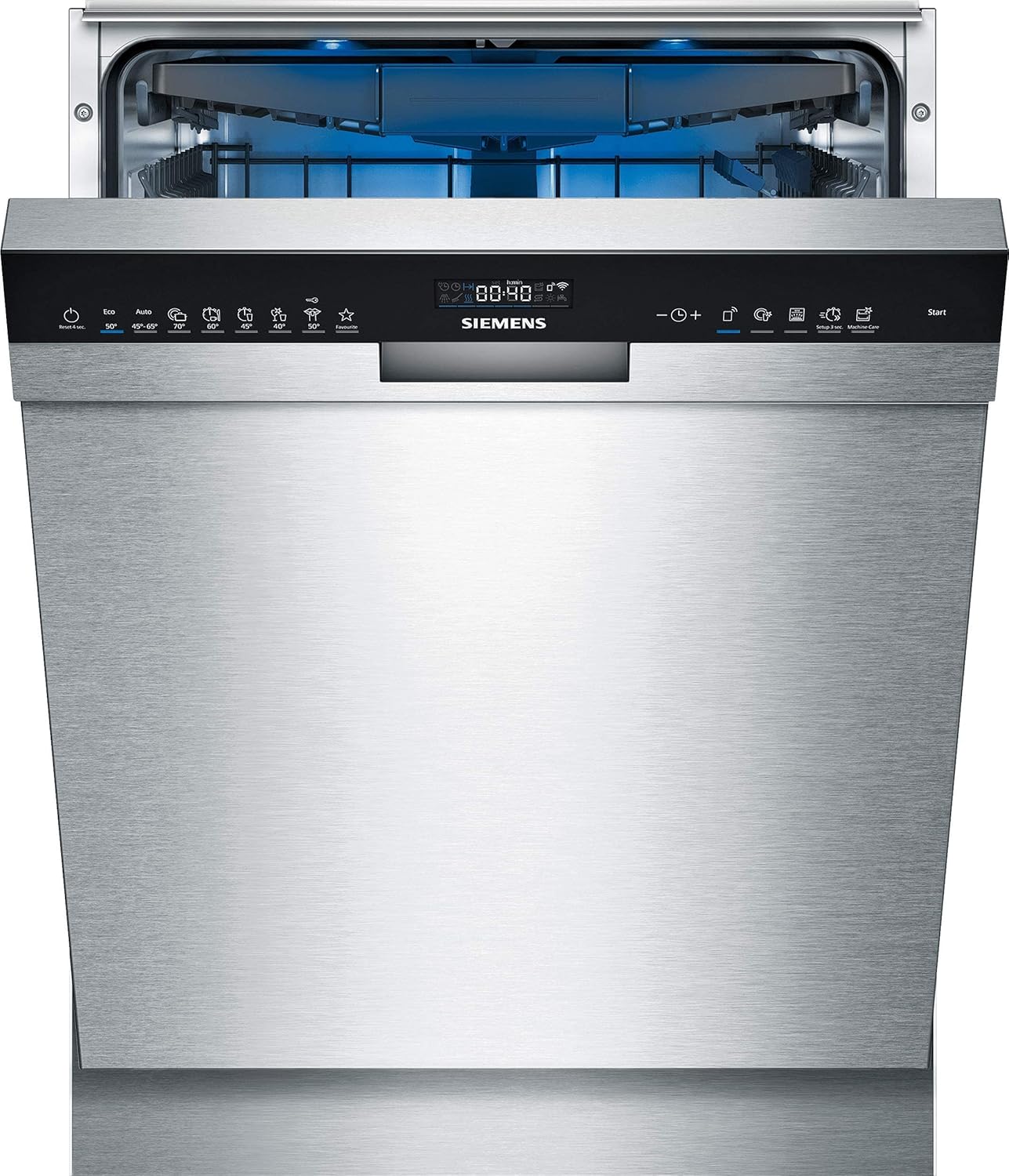 Siemens SN63EX14VE, iQ300 Smarter Geschirrsp��ler, Vollintegrierte Sp��lmaschine mit Besteckschublade, 60 cm, Auto T��r?ffnung dank autoOpen dry, Besonders leise durch iQdrive-Motor, infoLight aquaStop