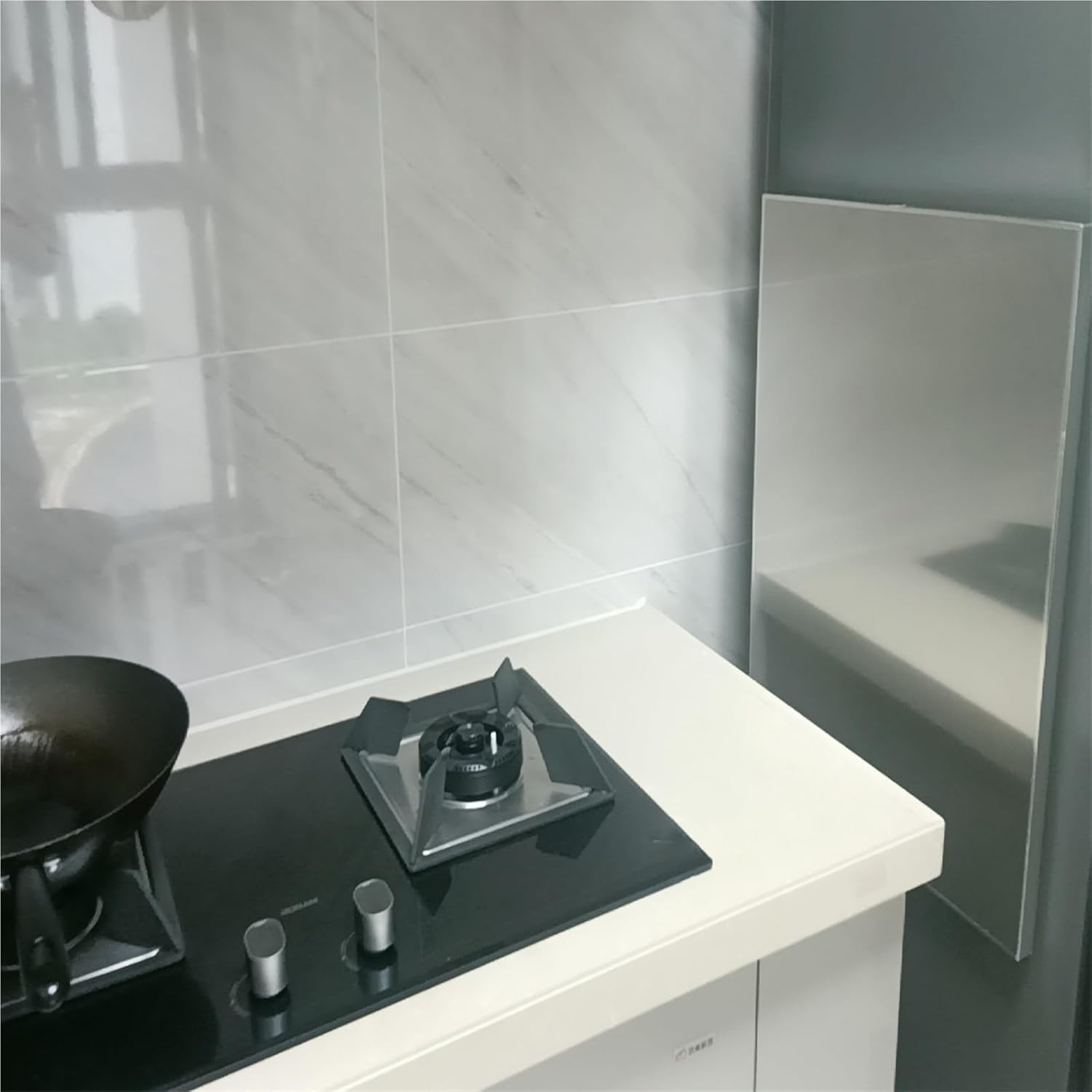 Generisch Hitzeschutzplatte für Kühlschränke, 91 x 51 cm große Isolierplatte für Hochtemperatur-Küchengeräte, feuerfester Seitenschutz für Kühlschränke, kompatibel mit Breiten von 20 bis 81 cm