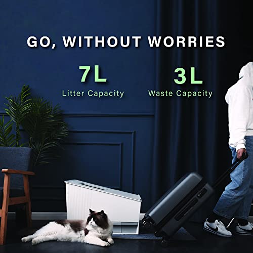 HONEY CARE Lettiera autopulente per gatti, lettiera automatica per più gatti, con APP e sistema vocale Alexa Smart Secure Control, bianco opaco : Amazon.it: Prodotti per animali domestici