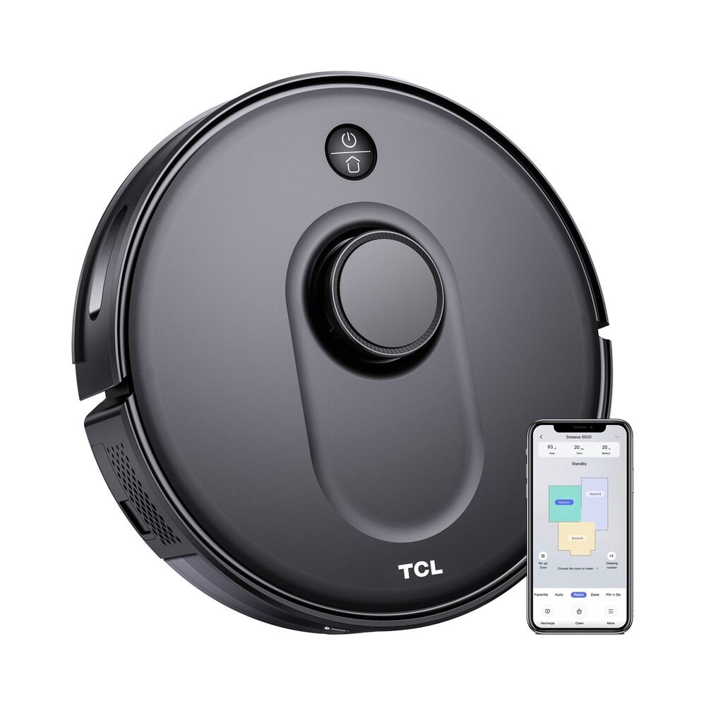 Robot sprzątający TCL Sweeva 6000 Black, 2700 Pa, 4 tryby pracy