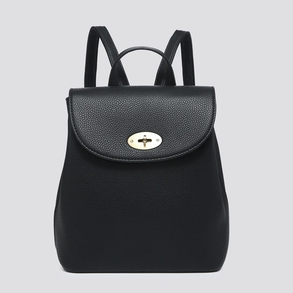 Bella Midi Backpack | Black
