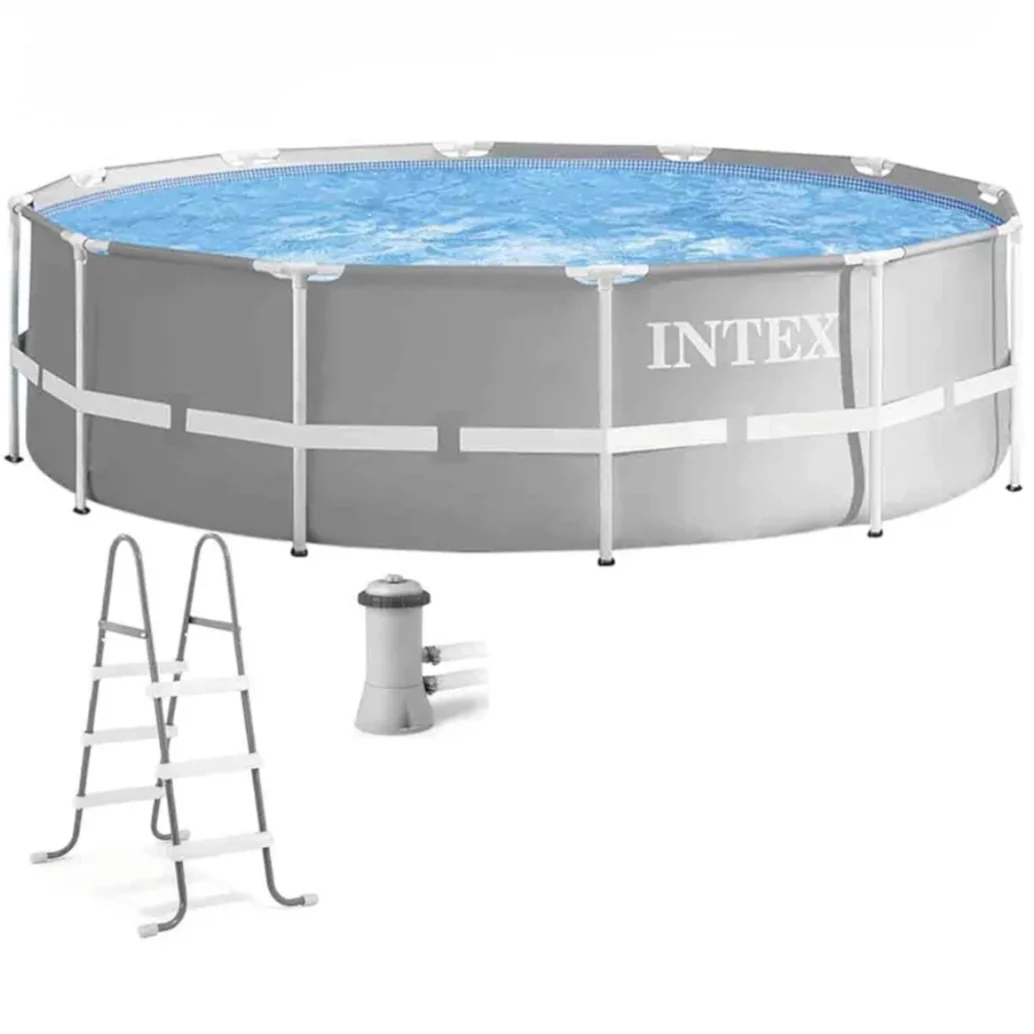 2025 Intex 12 voet x 39 inch Prism Frame zwembad (filter en ladder inbegrepen)