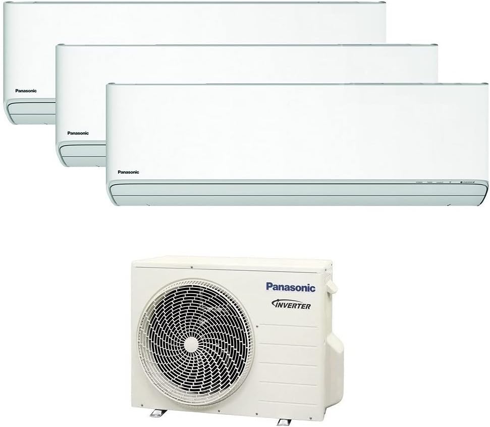 ETHEREA R32 Panasonic Trial Split Klimaanlage XKE Serie - 12000+12000+12000 btu A++ WIFI NanoeX