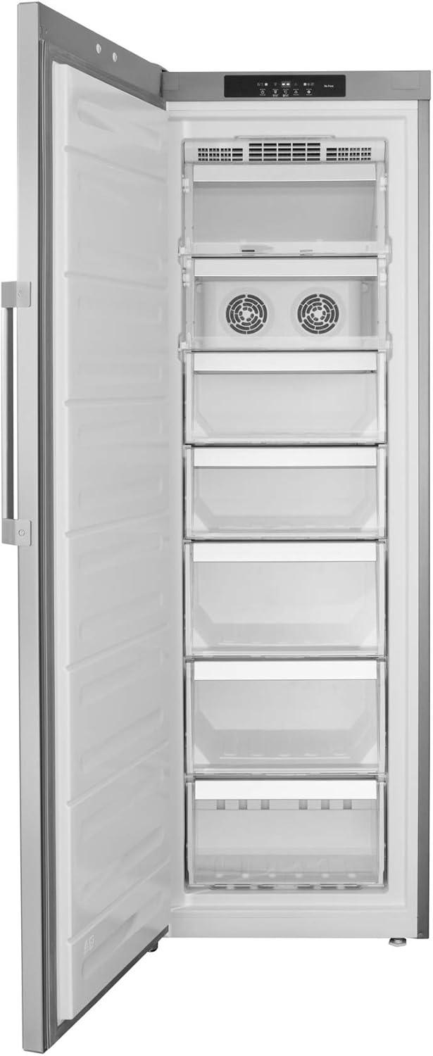 Bauknecht GKN 19G4S IN 2 NoFrost Gefrierschrank / Nutzinhalt 252 Liter/ 187 cm Höhe / NoFrost / ProFreeze/ ShockFreeze/ EasyOpen Ventil/ LED-Innenbeleuchtung, Optic Inox