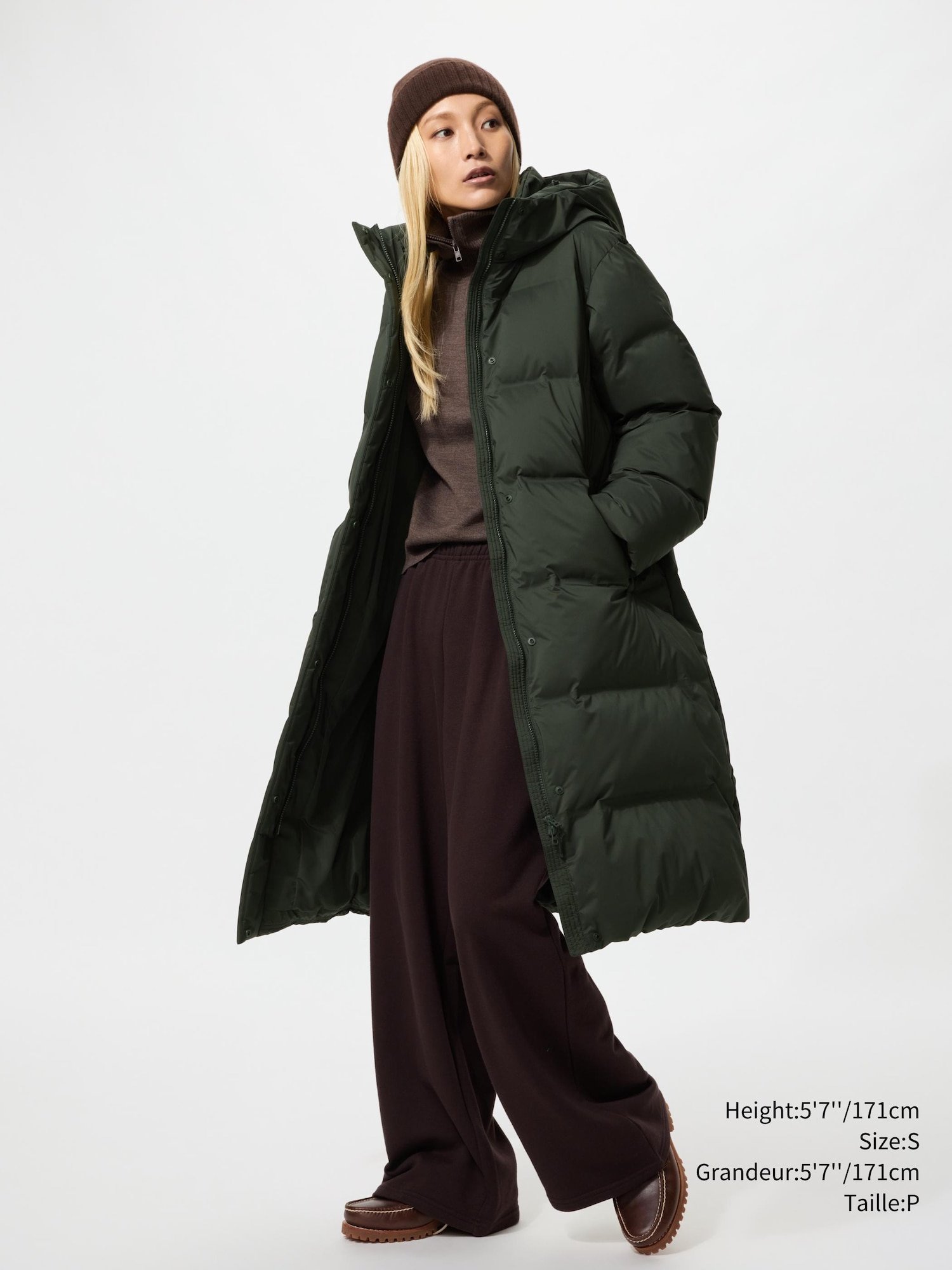 Women’s uniqlo us Seamless Down Long Coat with Insulating