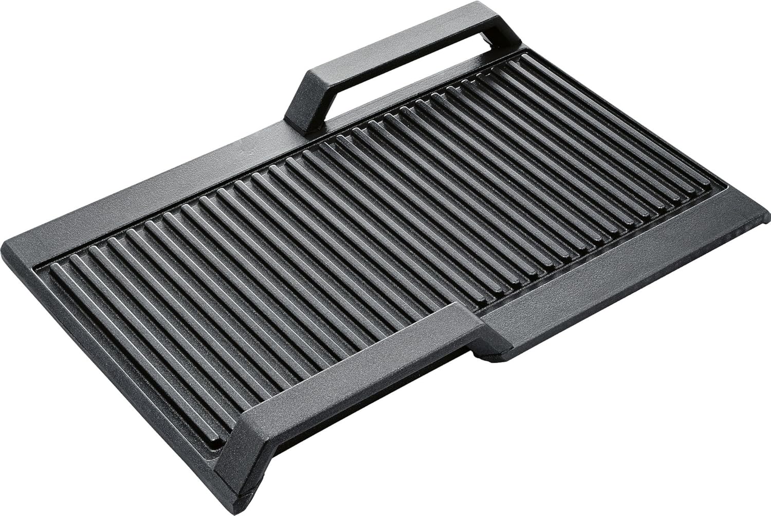 Bosch HEZ390522 Zubehör für Kochfelder, Grillplatte, ideal für das Braten von Steak und Gemüse wie auf einem Grill, Made in Germany