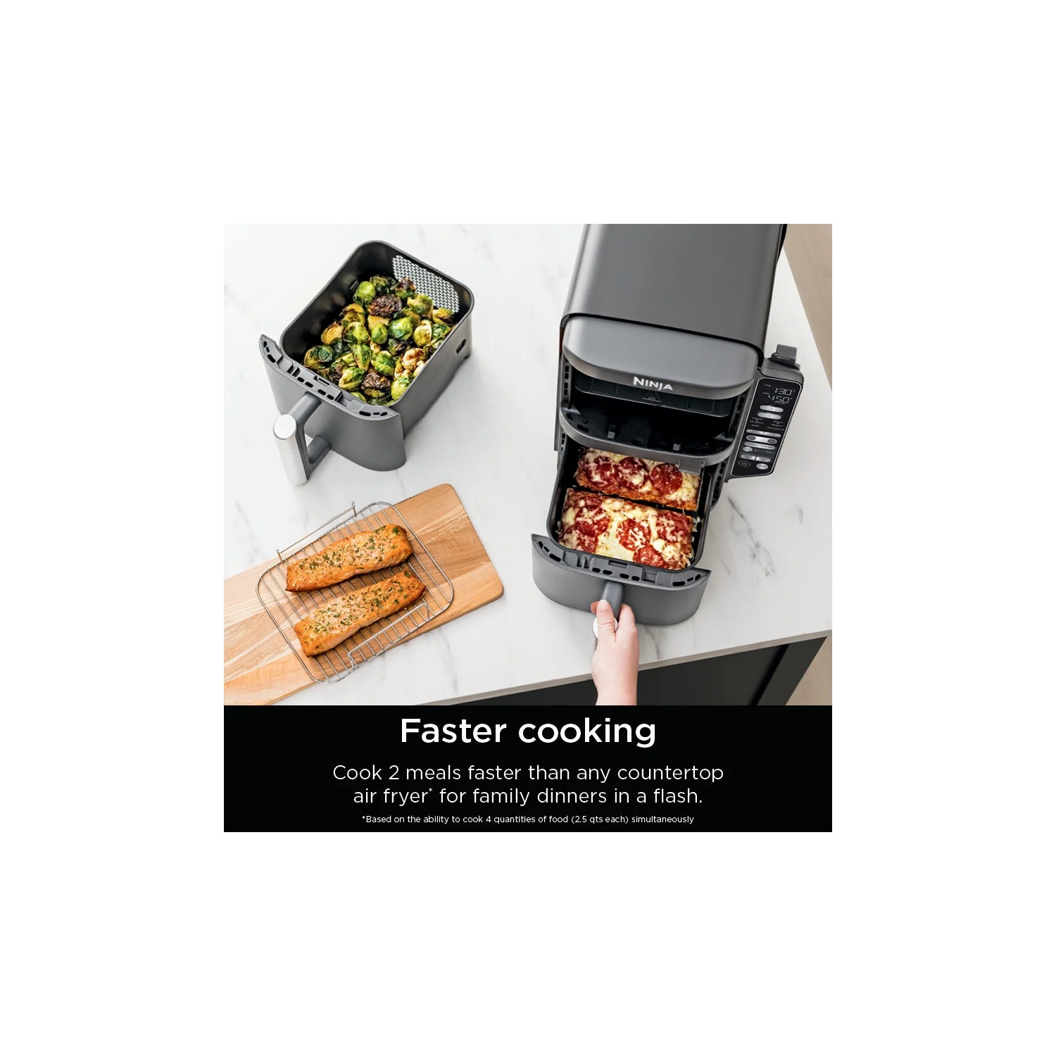Ninja DoubleStack XL Smart 2-Basket Air Fryer
