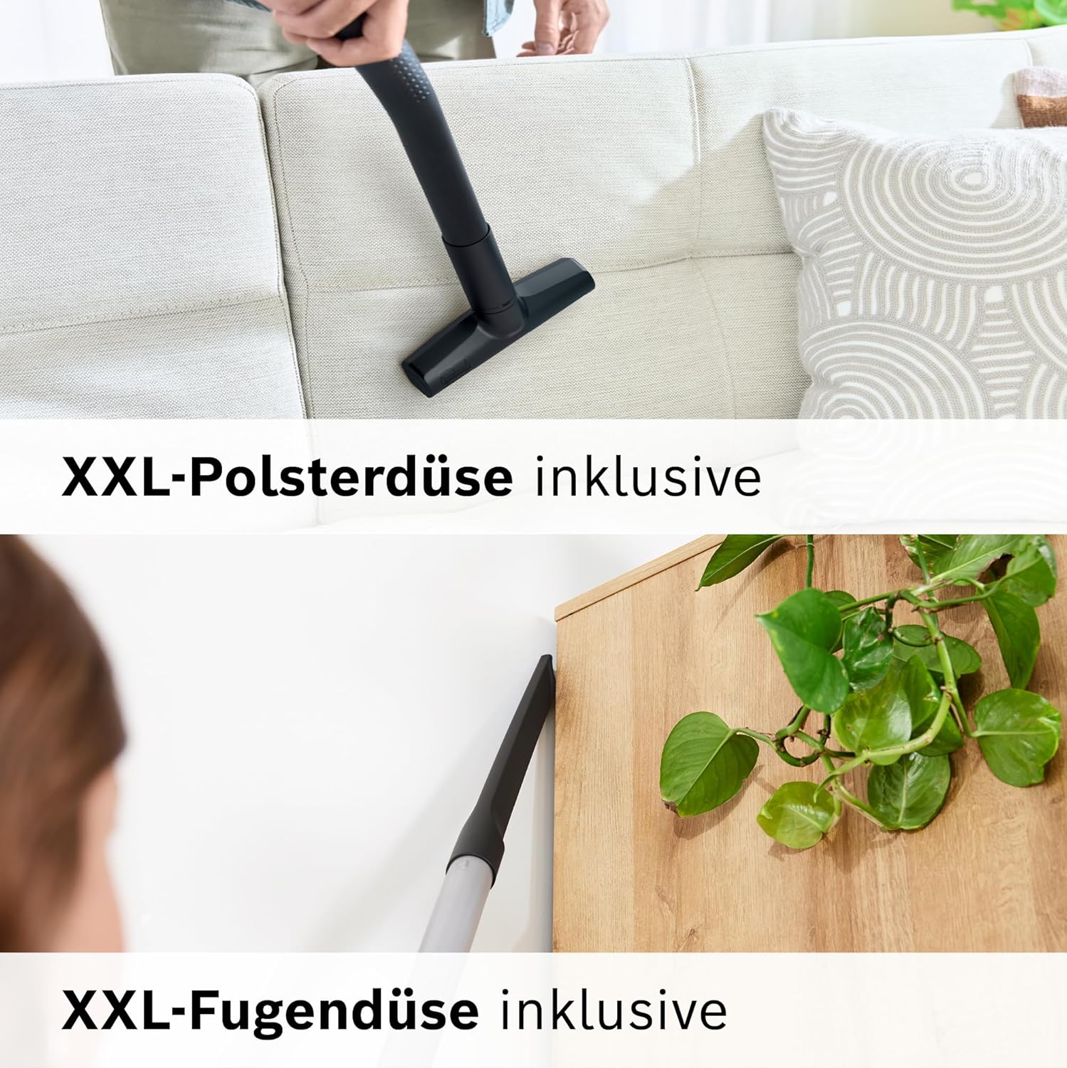 Bosch Stofzuiger met zak Serie 8 BGB75X494, sledestofzuiger, ideaal voor mensen met allergie?n, hygi?nefilter, vloermondstuk voor parket, tapijt, tegels, lange kabel, stil, 650 W, blauw