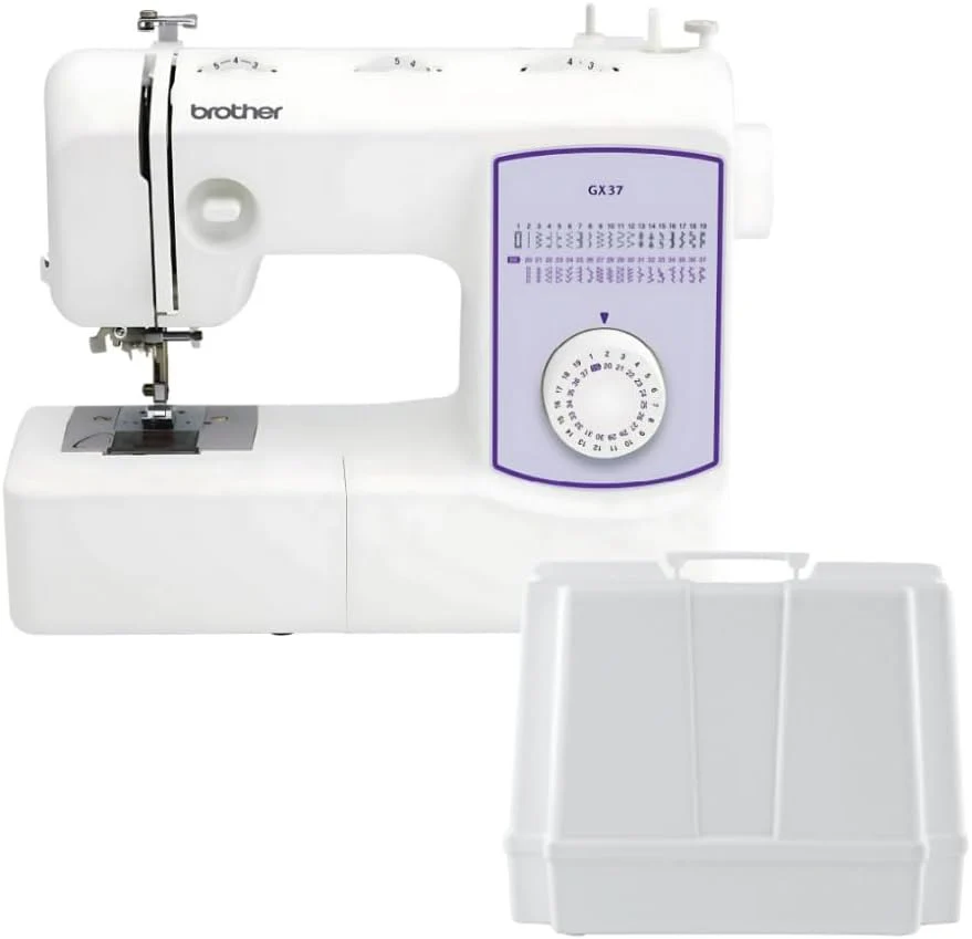 Brother sewing machine. GX37. 37 built-in stitches. 6 sewing feet included