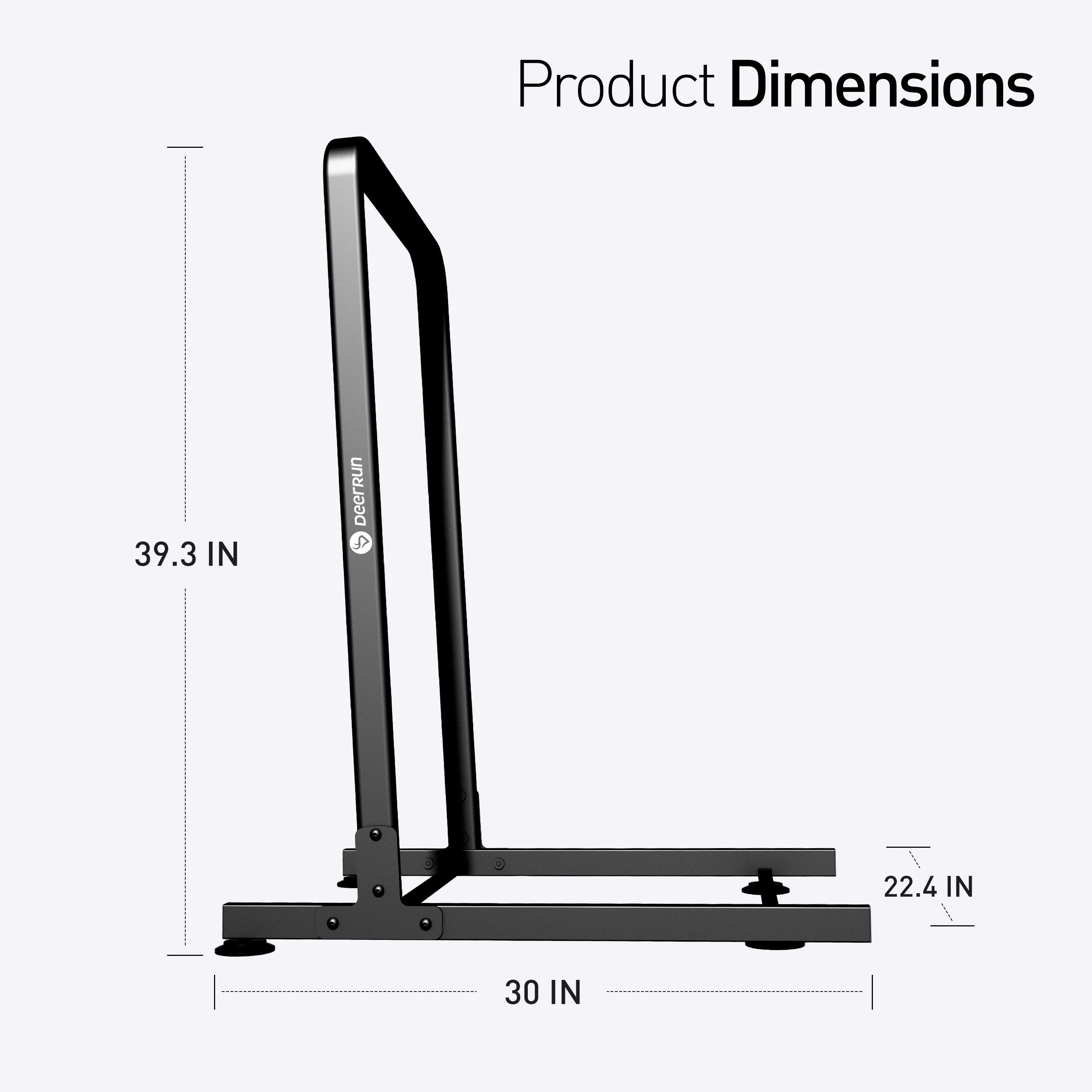 DeerRun Q1 Urban Mini loopband voor onder het bureau met afstandsbediening