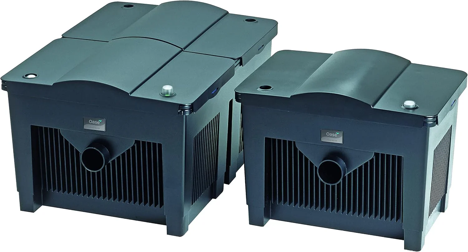 OASE 51096 Filter und Bachlaufpumpe AquaMax Eco Classic 5500, 5300 l/h F?rderleistung, energiesparende Bachlaufpumpe, Teichpumpe, Filter, Pumpe, Bachlauf, Dunkelgrau
