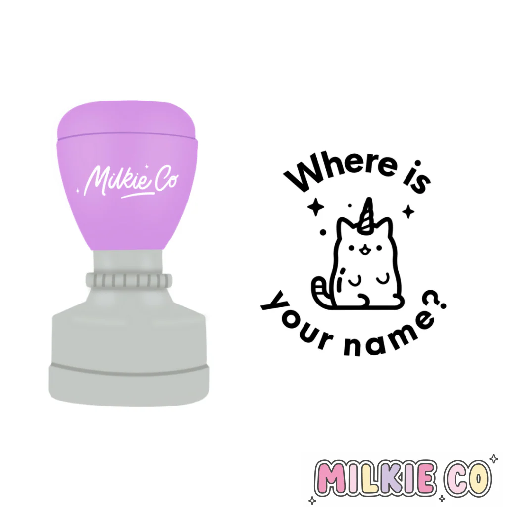 'Where is your name?' Stamp