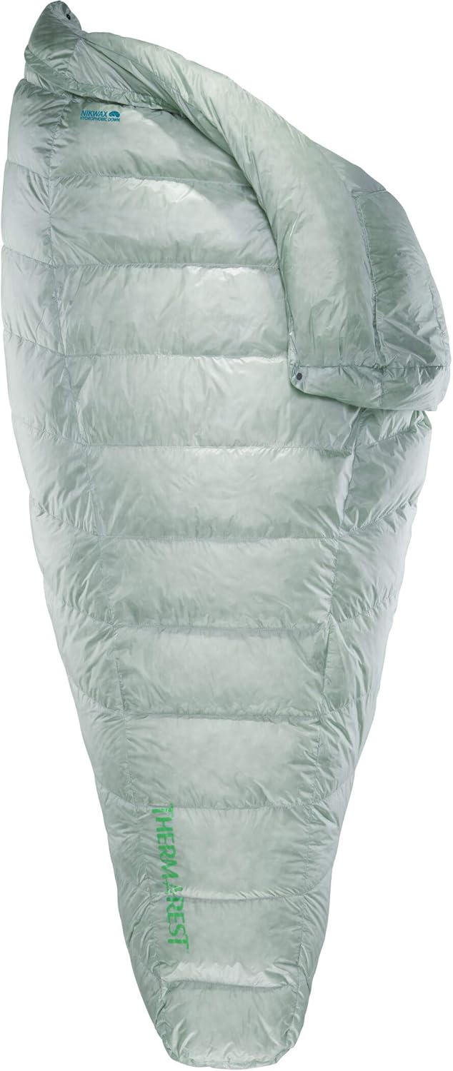 Therm-a-Rest Unisex – Erwachsene Vesper 32F/0C Rucksack-Steppdecke, Grau, Regular