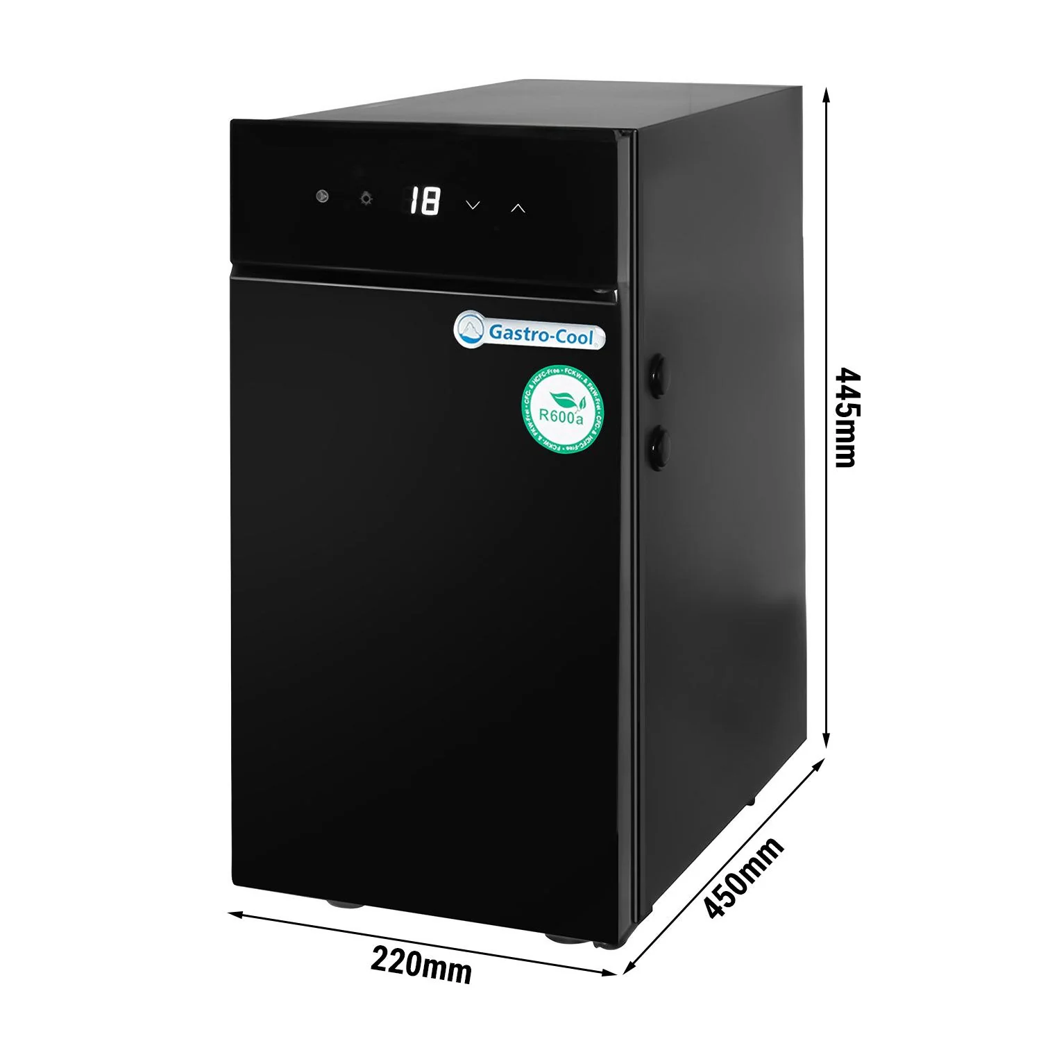 Gastro-Cool | Melkekjøleskap - 1 dør - med display og digital temperaturvisning