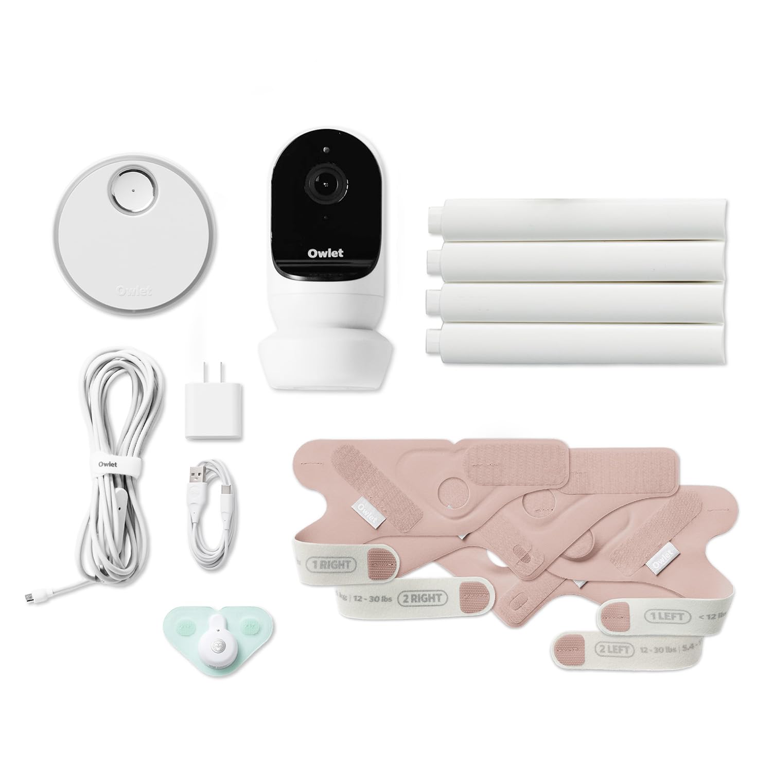Owlet Dream Sock – Pulsoximeter, Liveübertragung von Herzfrequenz, Sauerstoffsättigung & Schlafverhalten bei Säuglingen & Babys