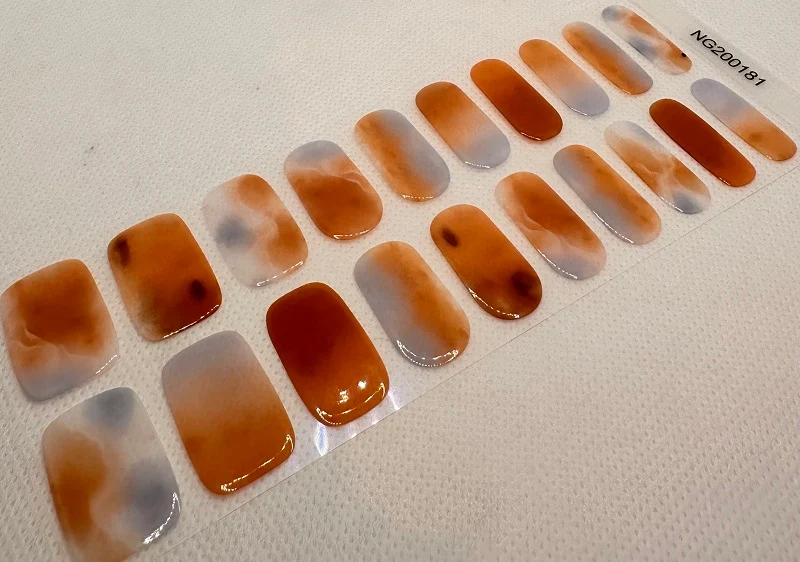 XL Brown-Blue Marble Gel