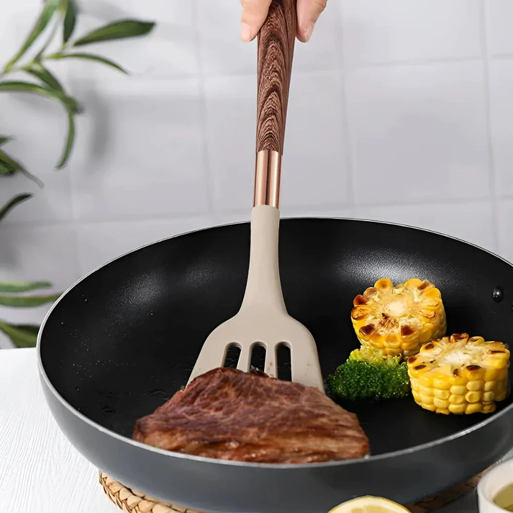K��chenhelfer Set aus Silikon 10 St��ck f��r Kochen und Backen