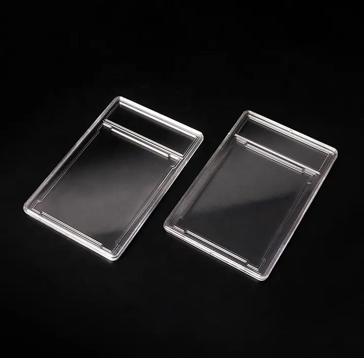 SELF-CLOSING CLEAR PSA-style slab 64-90mm (Standard Size Card) - **No ultrasonic welding necessary**