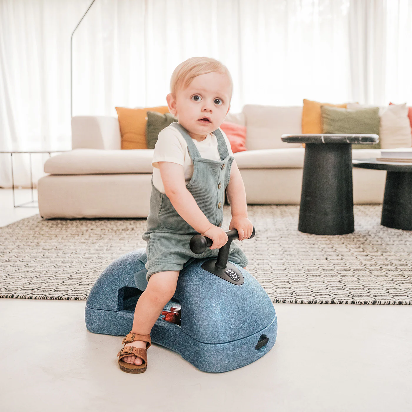 2025 Scoot and Ride My First 3-in-1 Baby Walker & Glijder van Staal