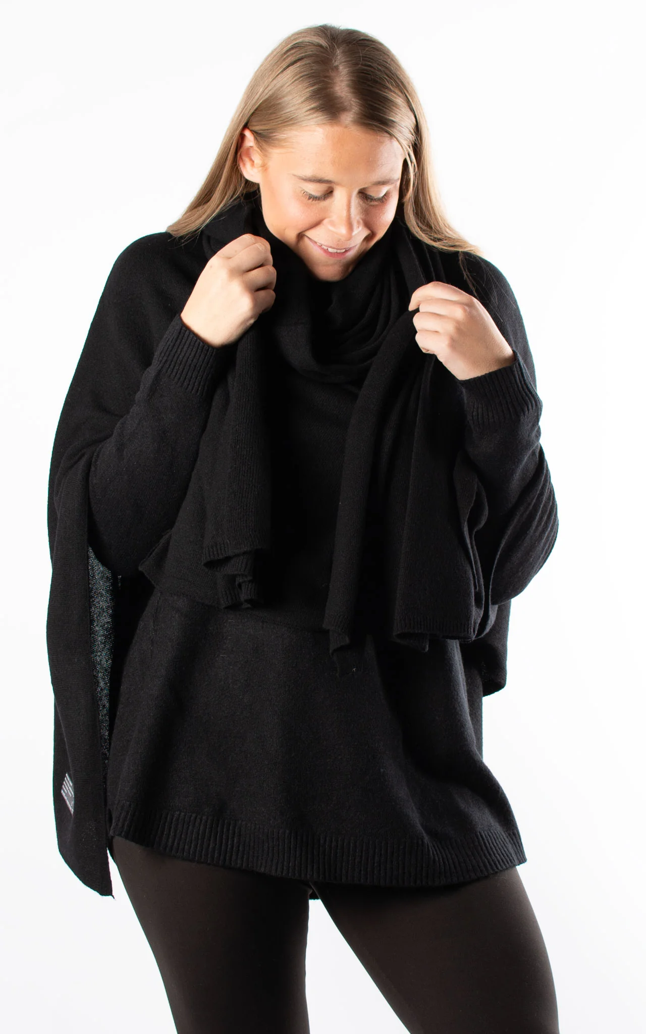 Scarf | Plain | Black
