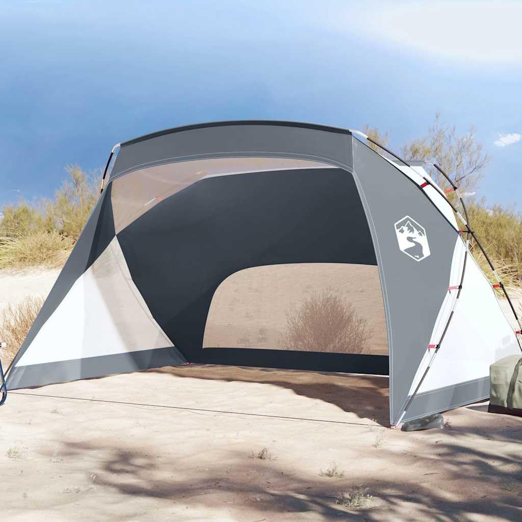 Home Garden,Strandzelt, grau, 274x178x170/148 cm, 185T Polyester