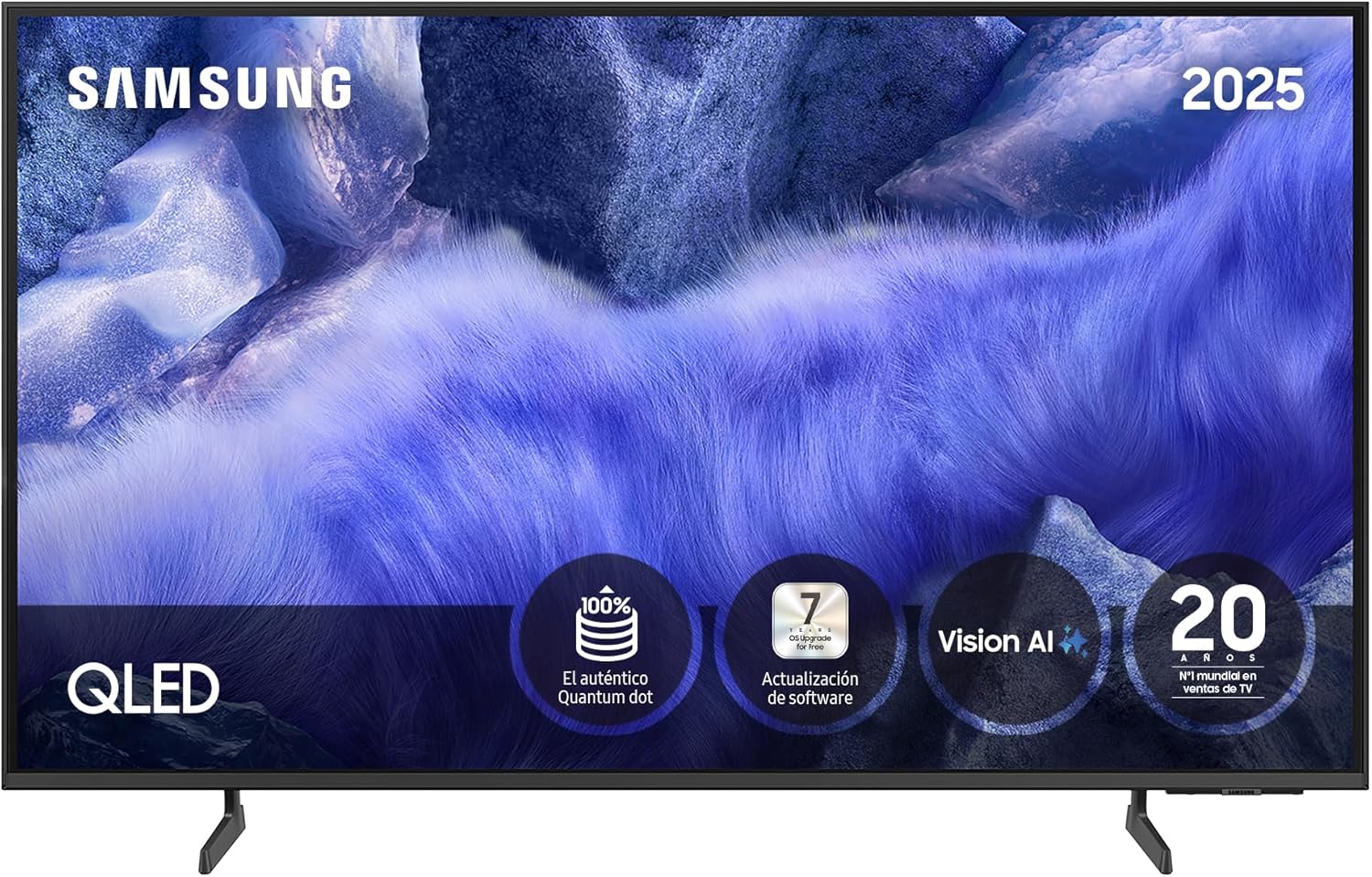 Samsung TV 50 Pulgadas QLED QE1F 4K Smart TV, Imagen y Sonido con IA 4K, Samsung Vision AI, el auténtico Quantum Dot TV Plus