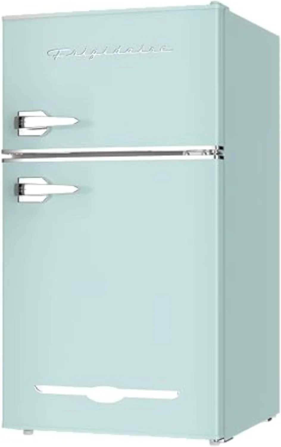 Frigidaire Retro Mini Fridge with Freezer Side Bottle Opener-Small 2 Door Refrigerator Office Bar