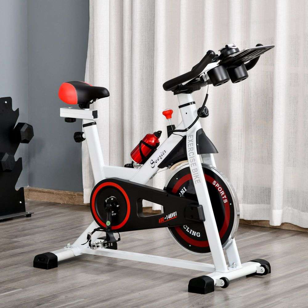 2025 HOMCOM Hometrainer met 8kg Vliegwiel
